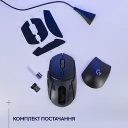 Мишка Logitech G309 Lightspeed Wireless/Bluetooth Black (910-007199) - мініатюра 9