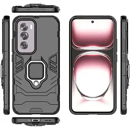 Чохол бампер Primolux Ring Armor для Oppo Reno 12 5G Black - мініатюра 2