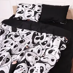 Простирадло MirSon Бязь 17-4850 Panda 110х160 см (2200009584435) - мініатюра 2