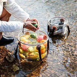 Складаний контейнер для води з ПВХ Naturehike NH20SJ040, 20л, прозорий - мініатюра 4