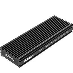 Кишеня зовнішня Maiwo M.2 SSD NVMe/SATA combo USB3.1 GEN2 Type-C al. (K1687P2)
