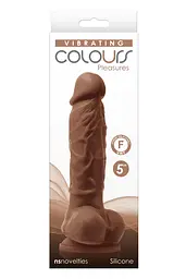 Фалоімітатор Colours Pleasures 5 Inch 17.7 см коричневий - мініатюра 2