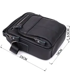 Ділова чоловіча сумка з натуральної шкіри Vintage 18х23х5,5 см sum0027506 - мініатюра 3