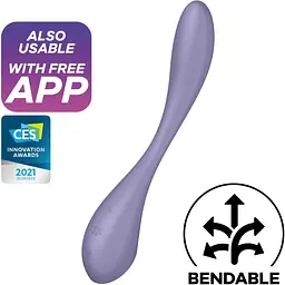 Універсальний вібратор Satisfyer G-Spot Flex 5+ Lilac - мініатюра 2