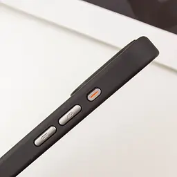 TPU+PC чохол Blueo Skin Friendly Frosted with MagSafe для Apple iPhone 15 Pro Max (6.7) Чорний / Black - мініатюра 8