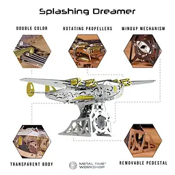 Колекційна модель Metal Time Splashing Dreamer MT053 - мініатюра 7