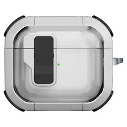 Футляр протиударний Locking Button для навушників Airpods 4 White