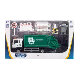 Ігровий набір "Сміттєвоз Мan" TechnoDrive 250431U з аксесуарами, масштаб 1:64