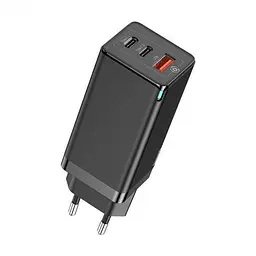 Зарядний пристрій 65 W Baseus GaN 2C+U (BS-E915 / CCGAN-B01) - мініатюра 2