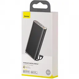 Портативна батарея Powerbank Baseus Starlight Digital Display 22.5W 20000 mAh PPXC-01 Black - мініатюра 6