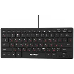 Клавіатура Maxxter KBM-C01B-UA USB UA Black (KBM-C01B-UA)