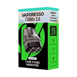 Картридж Vaporesso LUXE X Corex 2.0 5ml Coil Mesh - 0.8 Ом (16859) - мініатюра 2