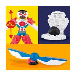 Набір для творчості Hasbro Play-Doh Marvel Капітан Америка з мотоциклом (G0555) - мініатюра 7