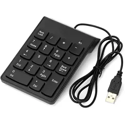Клавіатура Gembird KPD-U-03 USB Black (KPD-U-03) - мініатюра 3
