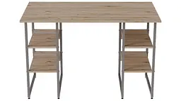 Комп'ютерний стіл Ferrum-decor Карен 75x140x60 сірий ДСП Дуб Сан-Марино 32мм (FRD-102436) - мініатюра 3