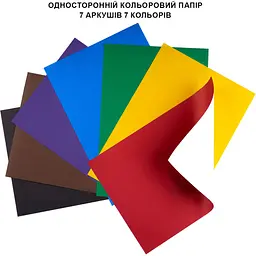 Набір кольорового картону та паперу 1Вересня Classic 17 аркушів А4 тека (954902) - мініатюра 4