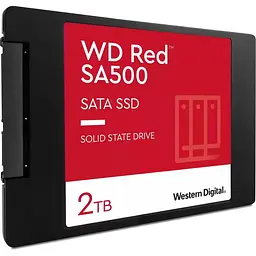 Накопичувач SSD Western Digital Sata 2.5 2TB WD Red SA500 (WDS200T2R0A) - мініатюра 2