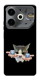 Чохол Demsky Six Seven cat для TECNO Pova 6 Neo (LI6)