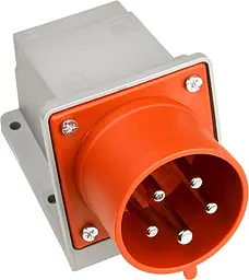 Вилка стаціонарна 32А P5 IP44 3P+N+PE UCombi АСКО-УКРЕМ (A0080010140) - мініатюра 2