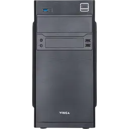 Корпус Vinga CS301B 400W Black (CS301B) - мініатюра 2