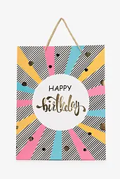 Пакет подарунковий HAPPY BIRTHDAY DW0510X25 Різнокольоровий shop (2000990854827) - мініатюра 3