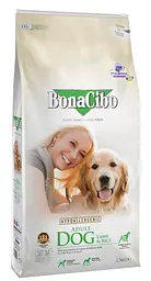 Сухий корм для собак BonaCibo Adult Dog Lamb&Rice з м'ясом ягняти та рисом 15 кг (BC405789)