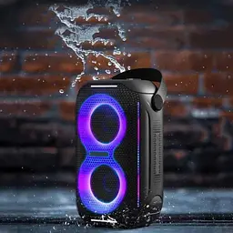 Портативна колонка XPRO Party 200 Mini 20Вт USB AUX FM Bluetooth чорна (41088-Party 200 Mini) - мініатюра 3