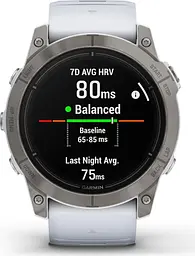 Смарт-годинник Garmin Epix Pro [Gen 2] Sapphire Edition 51mm Titanium with Whitestone Band [010-02804-10] [86531] - мініатюра 6
