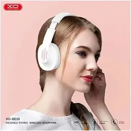 Навушники бездротові XO BE39 повнорозмірні білі 6920680846580 - мініатюра 5