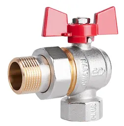 Кран кульовий "Американка" Thermo Alliance Standart 3/4" ВЗ кутовий, латунь, PN40, метелик SD222NW20PN40