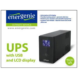 Пристрій безперебійного живлення EnerGenie EG-UPS-034 1500VA LCD (EG-UPS-034) - мініатюра 2