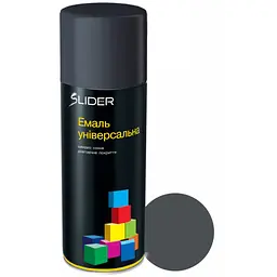 Аерозольна фарба для автомобіля SLIDER 7016 сірий антрацит, 400 мл (000023344)