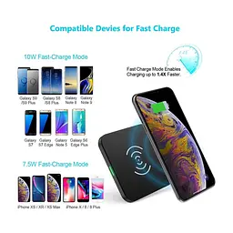 Зарядное устройство для Choetech Wireless 10W black (T511-S) - миниатюра 3
