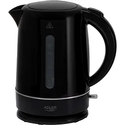 Електрочайник Adler AD 1385 black 2200Вт/ 1.7л/ пластик/ автовимкнення/ чорний