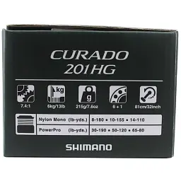 Котушка Shimano Curado M 201 HG Left Hand 6+1BB 7.4:1 - мініатюра 6