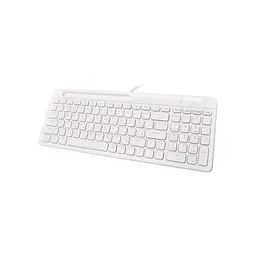 Клавіатура Maxxter KB-01W-UA USB White (KB-01W-UA) - мініатюра 2