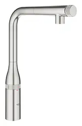 Змішувач для кухні з висувним виливом Grohe Essence Smartcontrol 31615DC0, Нержавіюча сталь
