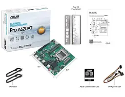Материнська плата ASUS PRO A620AT-CSM (PRO A620AT-CSM) (Socket AM5, AMD A620A, Mini-ITX) - мініатюра 5