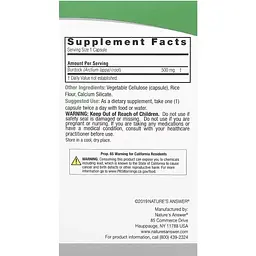 Лопух Nature's Answer Burdock 500 мг 90 вегетаріанських капсул - мініатюра 3