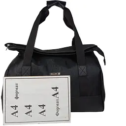 Сумка дорожня саквояж Wallaby 25L поліестер штучна шкіра Чорний - мініатюра 10