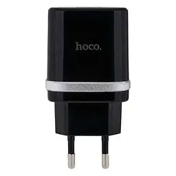 Блок живлення швидкого заряджання мережевий адаптер Hoco C12Q 18 W 1 USB-A AFC FCP чорний - мініатюра 5