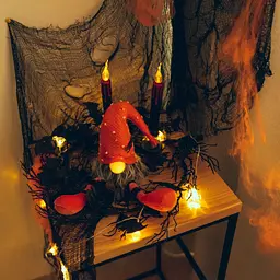 Свічка Yes! Fun Halloween Party зі свічником LED, 25 см (973659) - мініатюра 2