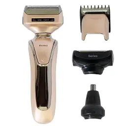 Електробритва Kemei KM-1622 4в1 акумуляторна 3W Gold (3_01526) - мініатюра 2