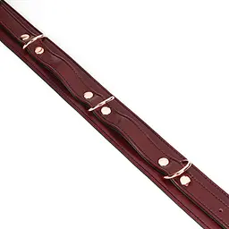 Фіксатори для стегон Liebe Seele Wine Red Thigh Cuffs, розмір L - мініатюра 6