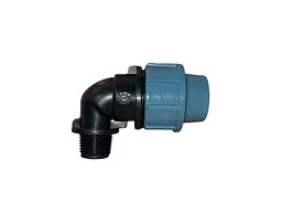 Кут Santehplast зовнішня різьба КНР 20x1/2"
