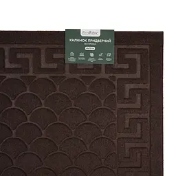 Килимок придверний Eco Fabric Луска без кромки коричневий 45 х 75 см (4575-003) - мініатюра 6