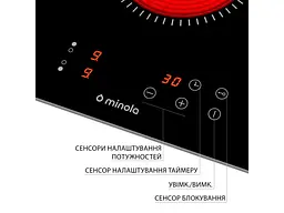 Варильна поверхня Minola MVH 3031 KBL - мініатюра 4