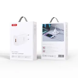 Мережевий зарядний пристрій XO L127 USB-A QC18W Fast Charging Charger Білий - мініатюра 4