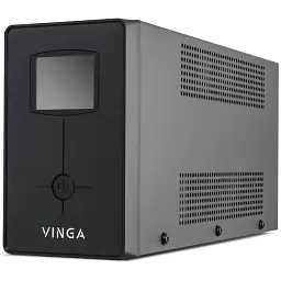 Пристрій безперебійного живлення Vinga LCD 1500VA metal case (VPC-1500M) - мініатюра 6