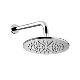 Верхній душ Paffoni Syncro Quadro Ø300xh8 мм з тримачем 400 мм chrome ZSOF079CR + ZSOF034CR, Хром